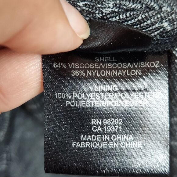 Tibi Black Ribbed Knit Dress Sz 4 - Picture 7 of 11